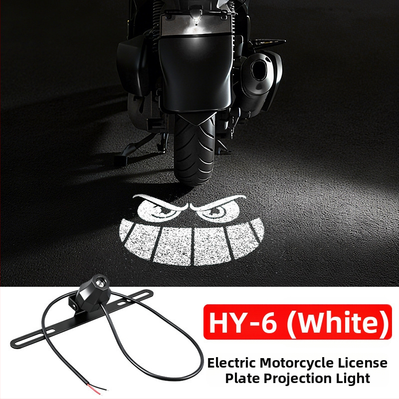 Projektor svetla na číslo motocyklu (Model JTY-200; ABS; 12V; 3W)