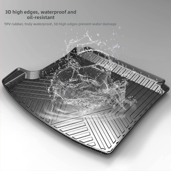 TPV rohož do batožinového priestoru s karbónovým vzorom pre Lynk & Co 01/02/03 Pro/05/06/09 – nepremokavá, odolná voči opotrebeniu, značka CENFUN