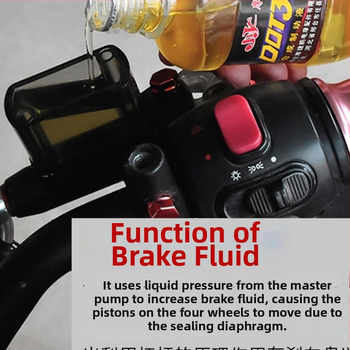 Brzdová kvapalina pre kotúčové brzdy - Mogelon, Model: Brake fluid, Kompatibilné s univerzálnou pumpou kotúčových bŕzd