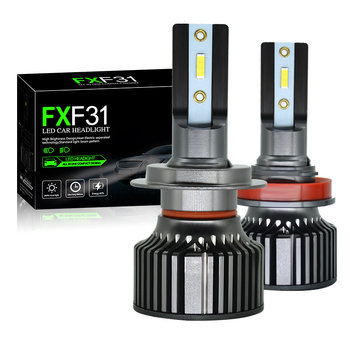 LED predné svetlá pre auto, vysoký výkon, obojstranné CSP1860 LED, 50W, 12V, IP67, 2300 lm, univerzálne použitie (H1/H3/H4/H7/H11/9005/9006/9012)