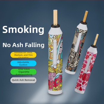 Auto cigaretový set s jedným tlačidlom na zhasnutie, bez popola, model XC-YHG13, XCLPF, materiál: živica, vnútro auta, 60 g