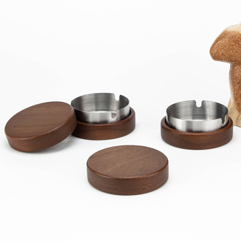 Popelník z bukového dreva v čínskom štýle, Wood Art Hall – ideálny ako firemné darčeky.