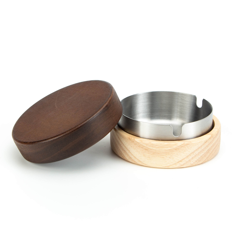 Popelník z bukového dreva v čínskom štýle, Wood Art Hall – ideálny ako firemné darčeky.