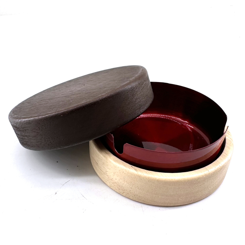 Popelník z bukového dreva v čínskom štýle, Wood Art Hall – ideálny ako firemné darčeky.