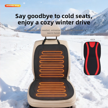 Auto vyhrievaná podložka na sedadlo — Materiál: Tkanina, Univerzálny, Hmotnosť: 600 g, Možnosť spracovania na mieru