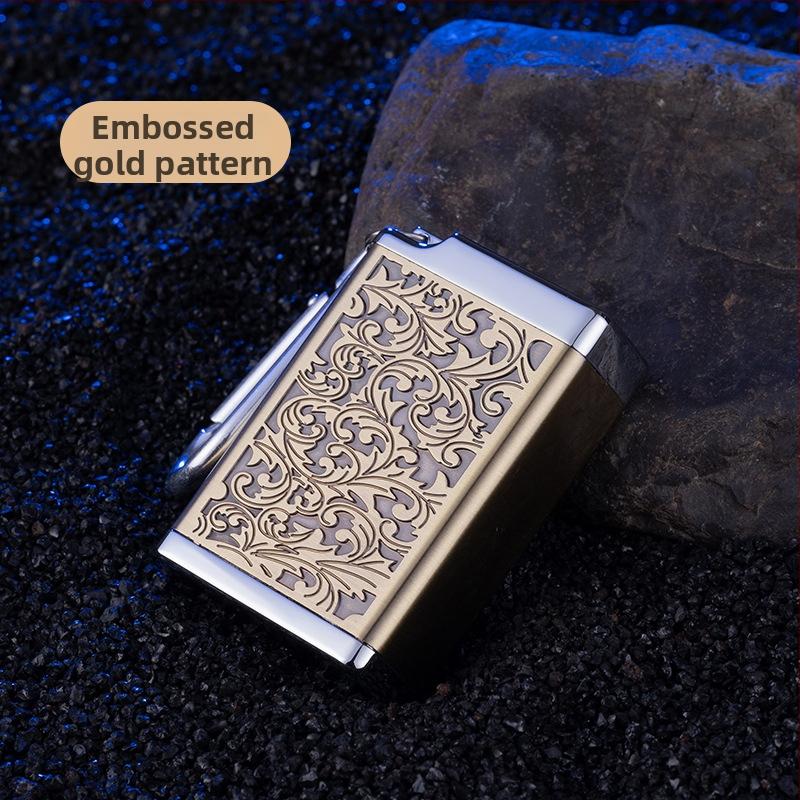 Prenosný popolník do auta zo zinkovej zliatiny s visiacim zapínaním - veľká kapacita, potlač loga, prispôsobenie