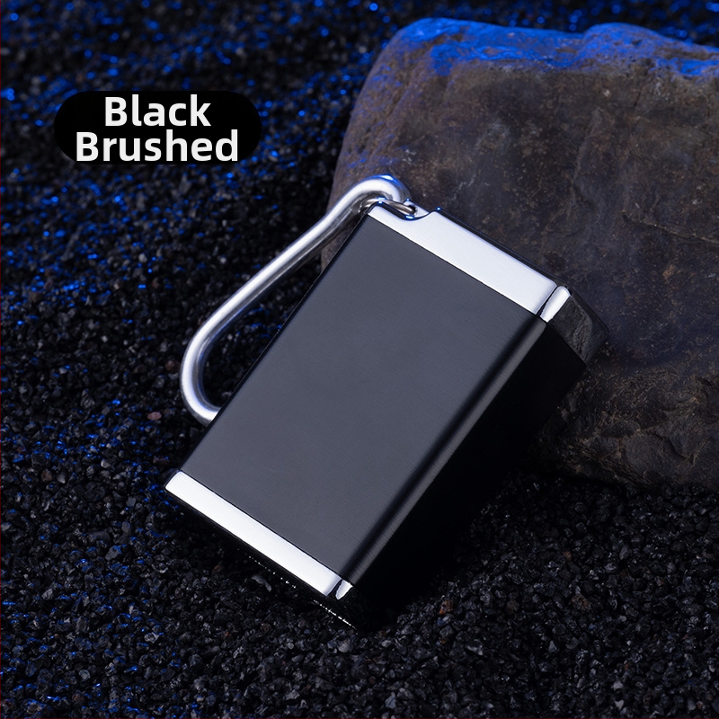 Prenosný popolník do auta zo zinkovej zliatiny s visiacim zapínaním - veľká kapacita, potlač loga, prispôsobenie