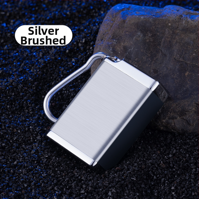 Prenosný popolník do auta zo zinkovej zliatiny s visiacim zapínaním - veľká kapacita, potlač loga, prispôsobenie