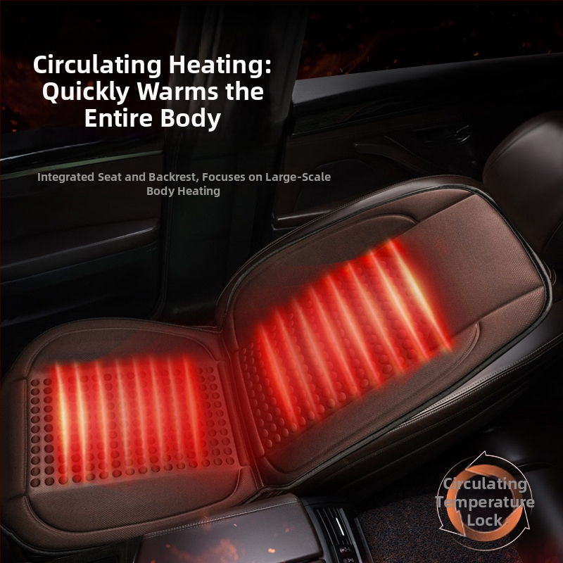 Θερμαινόμενη επένδυση καθίσματος αυτοκινήτου, 12V, γρήγορη θέρμανση, γέμισμα από μεταξωτό βαμβάκι, διαπνέον ύφασμα με μοτίβο αστεριών, κατάλληλη για τον χειμώνα