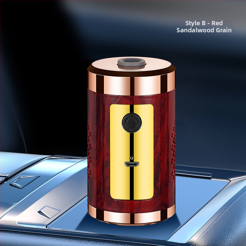 Auto popolník vo forme stromového kmeňa – prenášateľný z červeného dreva, proti rozptylu popola, dekoratívny a na uskladnenie