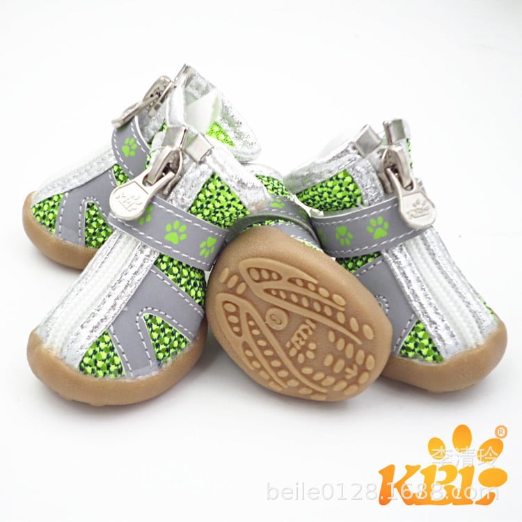 KBL reflexné topánky pre psy, svetlé, protišmykové, dýchajúce sieťovinové, odolné