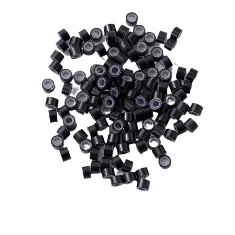 Nano пръстен за удължаване на коса, меден пръстен, микро клипс за удължение, 200 бр.