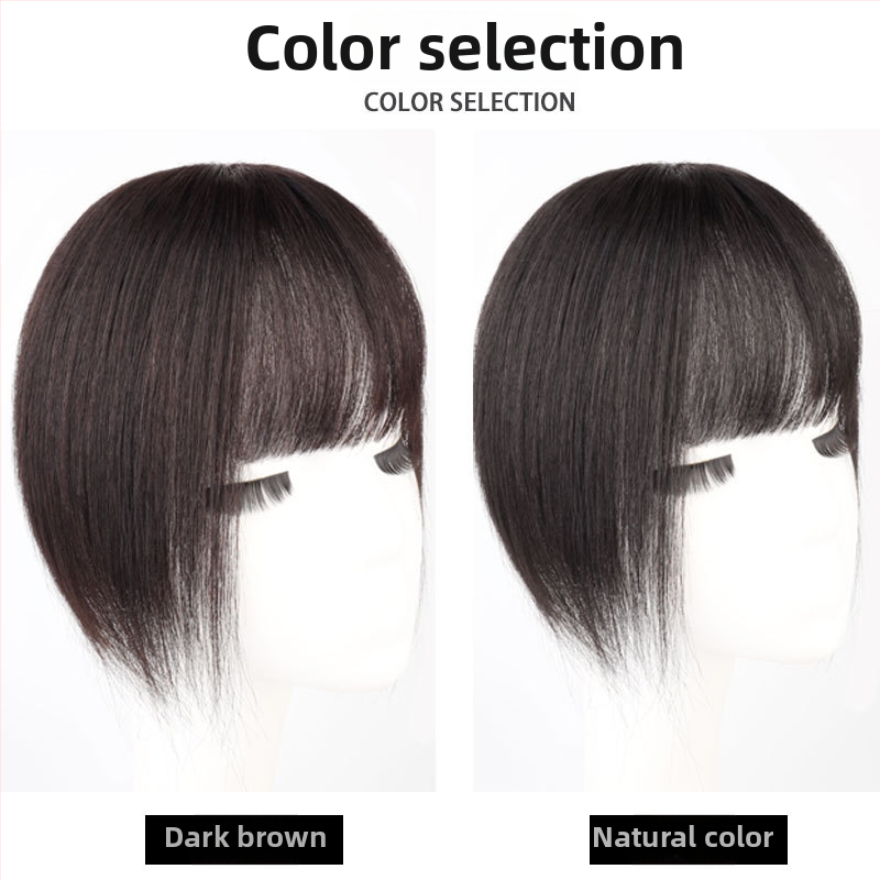 Viršugalvio paruka gabalas, tikras žmonių plaukai, tiesus, dažyti galima, mechaninis gydymas