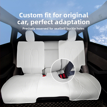 Tesla Model Y sēdekļu pārvalku komplekts, Napa āda, pielāgojama transportlīdzeklim, preces kods YS-01