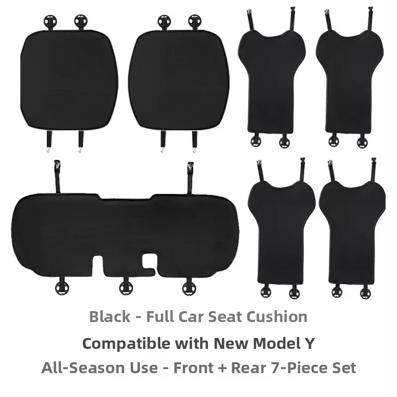 Tesla Model Y sēdekļu pārvalku komplekts, Napa āda, pielāgojama transportlīdzeklim, preces kods YS-01