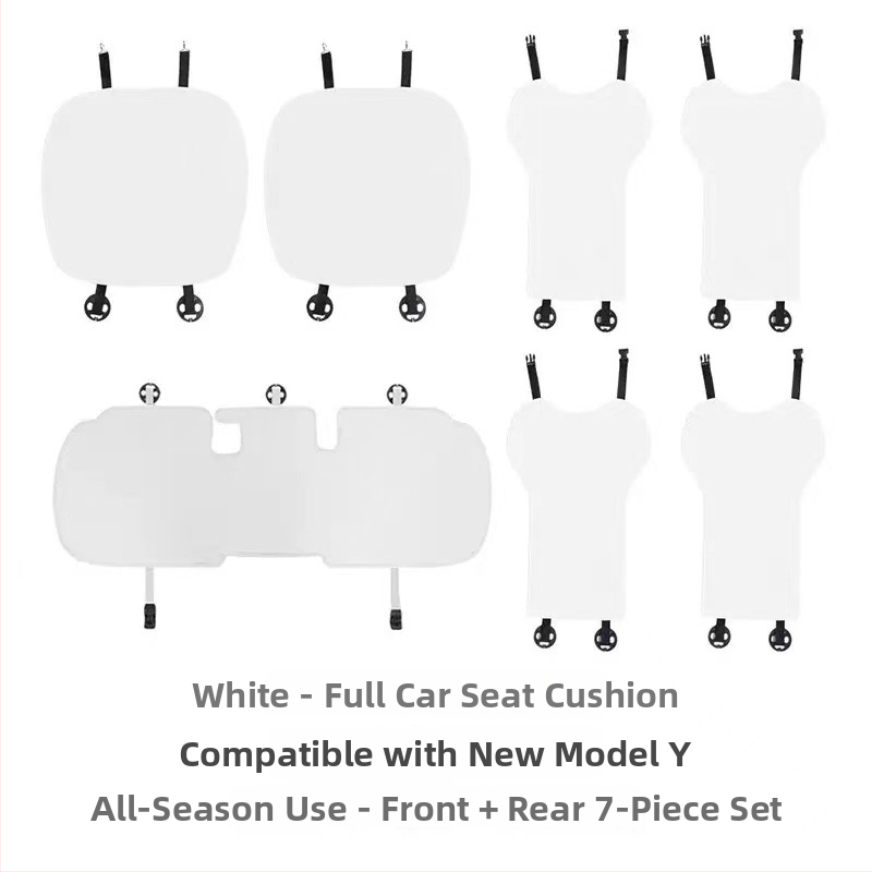 Tesla Model Y sēdekļu pārvalku komplekts, Napa āda, pielāgojama transportlīdzeklim, preces kods YS-01