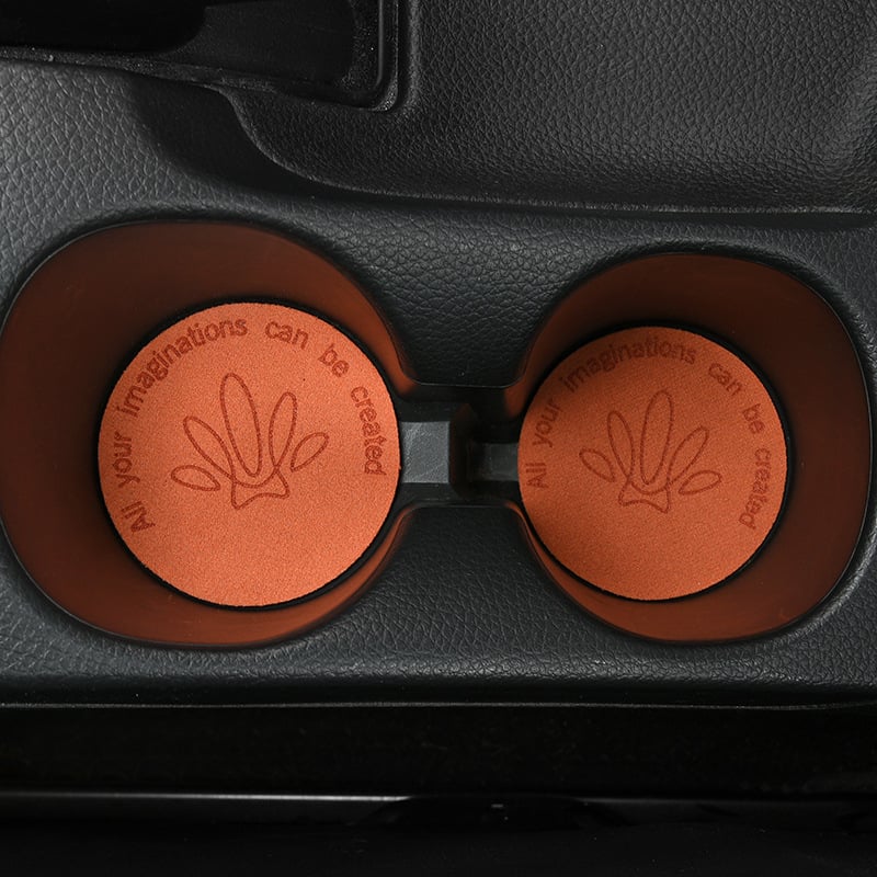 Automobilová podložka pod pohár – PU materiál, model TZ-1001, protišmyková, proti nárazom, univerzálny typ