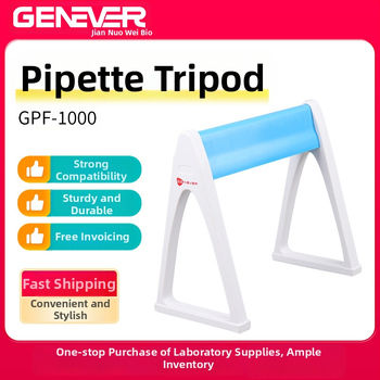 Jiannuowei GPF-1000 Laboratórny plastový trojuholníkový stojan na pipety a trubice, viacúčelový stojan na kvapaliny
