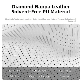 Tesla Model Y – ādas sēdekļa spilvena pārsegs un aizsargs, Nappa āda, ventilēts, specifisks modelim, lieliska kvalitāte