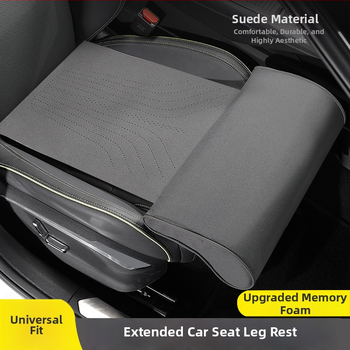 Opora pre nohu na automobilovej sedačke – predĺžená podložka; Materiál: Veka; Výplň: syntetické vlákno; Štýl: plochý, dostupný luxus; Vhodné pre päťmiestne autá