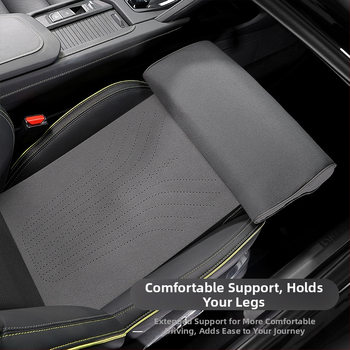 Opora pre nohu na automobilovej sedačke – predĺžená podložka; Materiál: Veka; Výplň: syntetické vlákno; Štýl: plochý, dostupný luxus; Vhodné pre päťmiestne autá