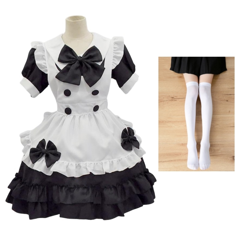 Lolita šaty na rolu v kaviarni, zmes chemických vlákien, polyester 85% hlavná tkanina, sekundárna 70–80%, značka Yixiaoyi, jar 2025