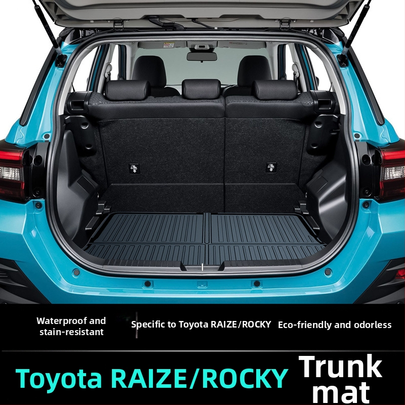 Rohož batožinového priestoru pre Toyota RAIZE ROCKY, nepremokavá, odolná voči špine, ľahko sa čistí, bez zápachu