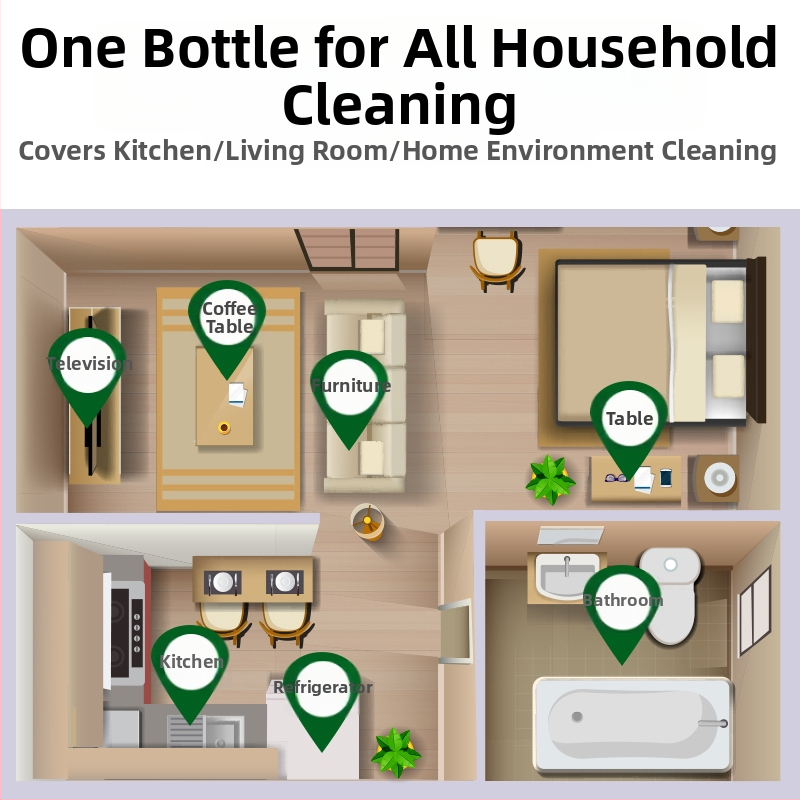 Namų dezinfekavimo purškiamas – Duer Deao antibakterinis daugiafunkcinis valiklis, kilmė Guangdong