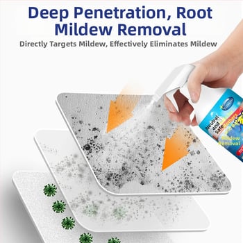 Lian Jie odstraňovač plesní – pre steny, chladničky a tesniace gumy práčky; 500 ml; hlboká dezinfekcia, odstraňovanie zápachov; viacúčelový čistiaci prostriedok