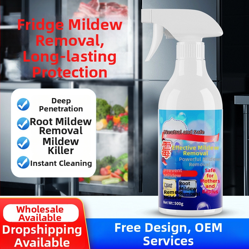 Lian Jie odstraňovač plesní – pre steny, chladničky a tesniace gumy práčky; 500 ml; hlboká dezinfekcia, odstraňovanie zápachov; viacúčelový čistiaci prostriedok