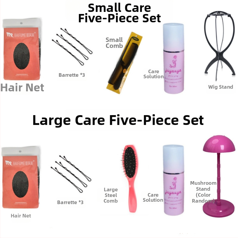 Baifumi Nástroje na starostlivosť o parochne – Sada 5 dielov s roztokom na starostlivosť 100 ml, Mäkké a hladké