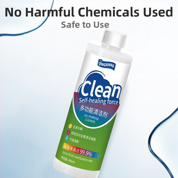 Qingxiang viacúčelový čistiaci prostriedok pre domácnosť — pre chladničku, mrazničku, kúpeľňu a podlahy; 400 ml; hlboká dezinfekcia; svieža vôňa; odolná ochrana; bezpečná dezinfekcia