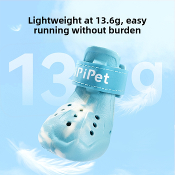 Topánky pre psov — Hippie dog, EVA materiál, reflexný suchý zips, protišmykové