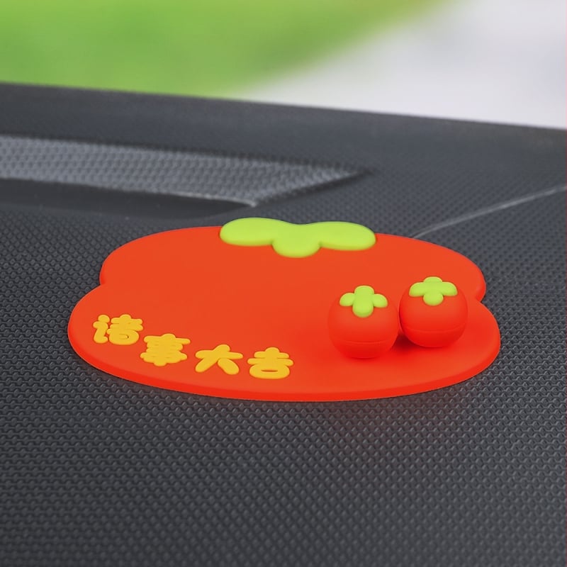 Automobilová vnútorná protišmyková podložka z PVC, dekoratívny panel stredovej konzoly, bez loga, bez úprav, Quan Yue značka