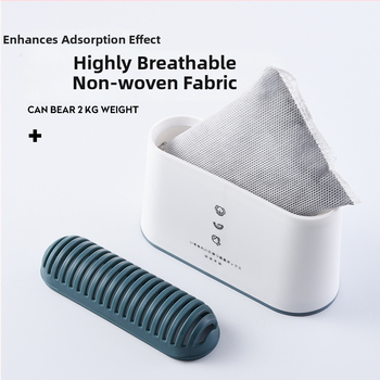 Šaldytuvo dezodoranto dėžutė su aktyvuota anglimi, adsorbcija ir dezinfekcija, kvėpuojanti neaudinys, 120 vnt, medžiaga: PP + aktyvuota anglis