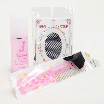 Lois Sada starostlivosti o parochňu — oceľová hrebienok, roztok na starostlivosť, podpora na vlasy, sieťka na vlasy (3- alebo 5-dielny set)