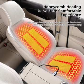 Vyhrievaná podložka na sedadlo do auta s Ferret Fleece povrchom a výplňou, zimné použitie, prispôsobenie k dispozícii (Funkcia: vykurovanie; Sezóna: zima; Materiál povrchu: Ferret Fleece; Materiál výplne: Ferret Fleece; Prispôsobenie: Áno)