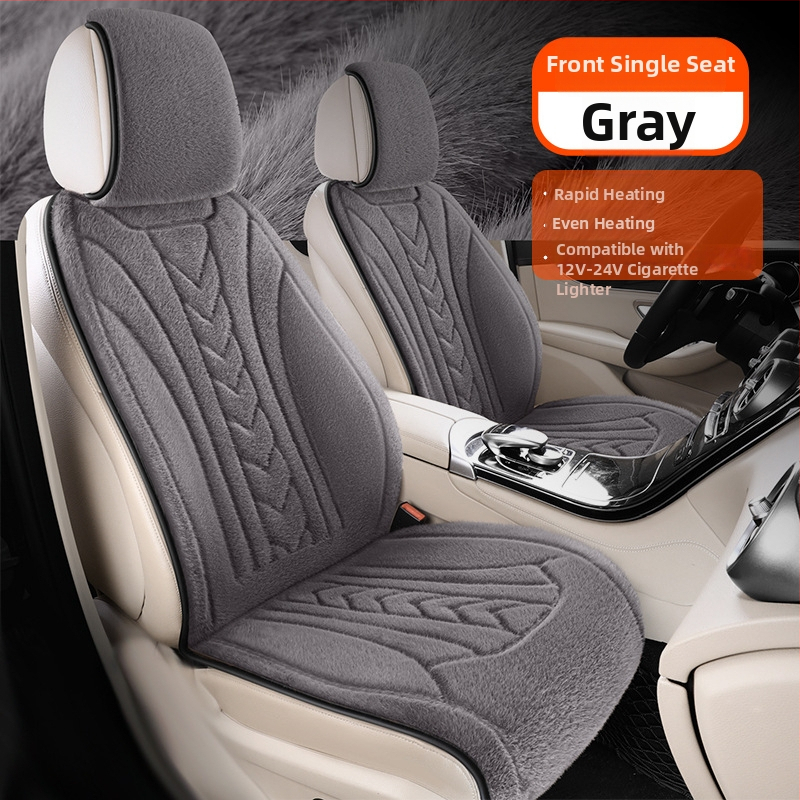 Vyhrievaná podložka na sedadlo do auta s Ferret Fleece povrchom a výplňou, zimné použitie, prispôsobenie k dispozícii (Funkcia: vykurovanie; Sezóna: zima; Materiál povrchu: Ferret Fleece; Materiál výplne: Ferret Fleece; Prispôsobenie: Áno)