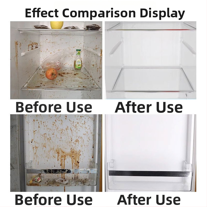 Daugiafunkcinis valiklis šaldytuvui, orkaitėi ir mikrobangų krosnynei – gili dekontaminacija, kalcio nogulsnes šalinimas, citrinų kvapas, pakuotė 24 buteliai