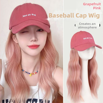 Parochňa s čiapkou pre ženy, stredne dlhé vlasy, prirodzený štýl, drôt s vysokou teplotou