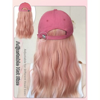 Parochňa s čiapkou pre ženy, stredne dlhé vlasy, prirodzený štýl, drôt s vysokou teplotou