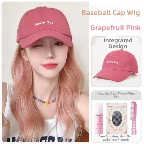 Parochňa s čiapkou pre ženy, stredne dlhé vlasy, prirodzený štýl, drôt s vysokou teplotou