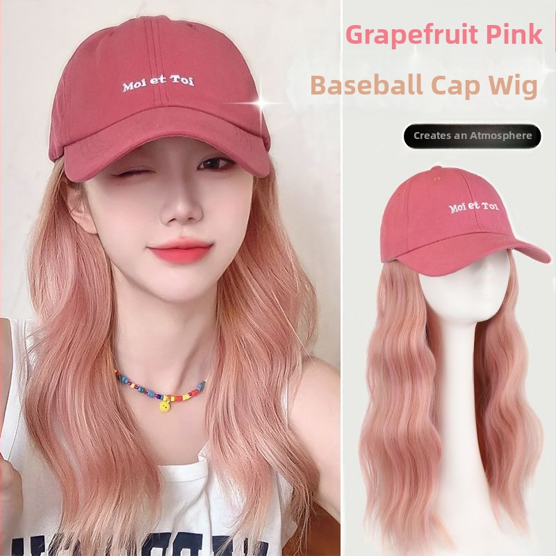 Parochňa s čiapkou pre ženy, stredne dlhé vlasy, prirodzený štýl, drôt s vysokou teplotou