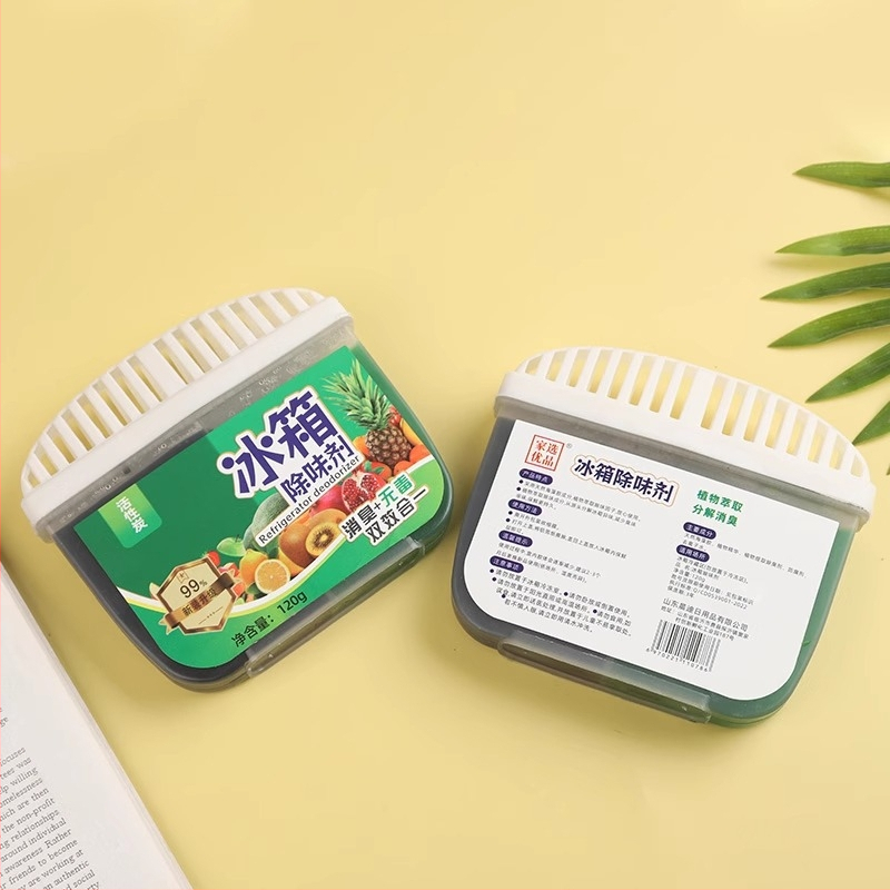 Chladnička deodorant s aktívnym uhlím, deodorácia a antibakteriálna ochrana; 120 g čistá hmotnosť; balenie 108 kusov; značka Mingtong