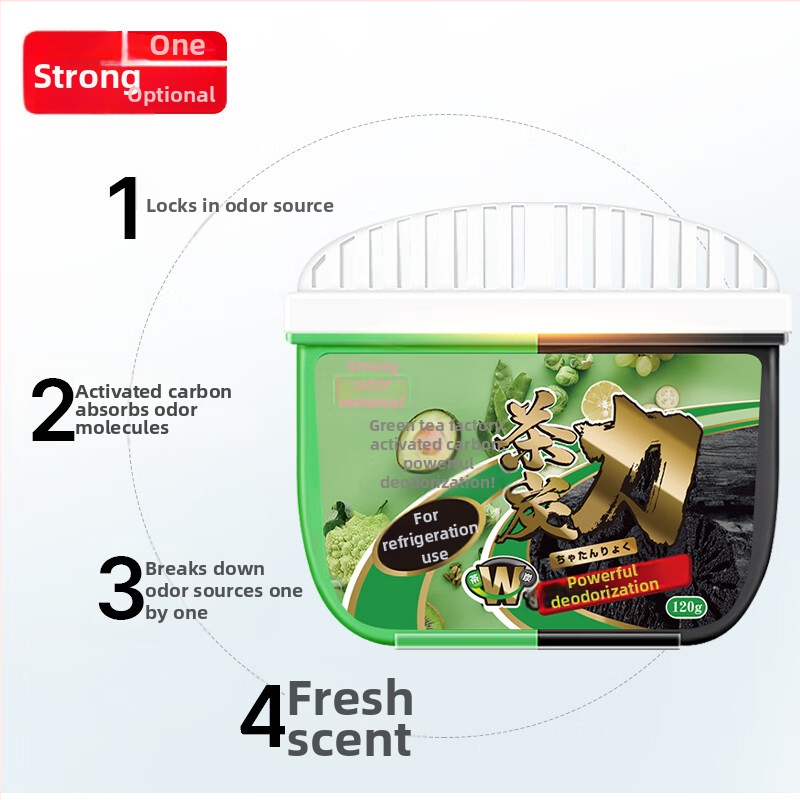 Juji Šaldytuvo dezodoranto dėžutė – 120 g/dėžutė, 72 dėžutės dėžėje, Dezodoravimas ir kvapų šalinimas, prekės kodas 6975405180463