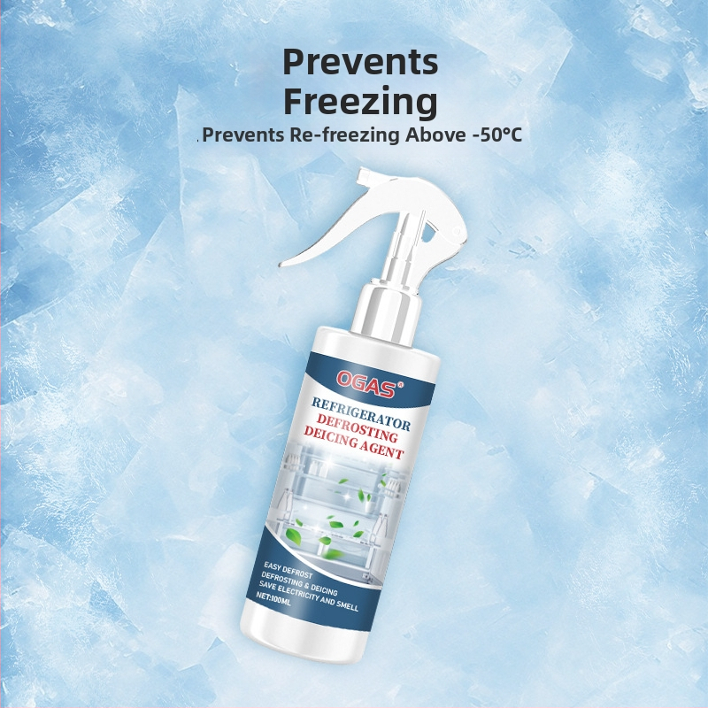OGAS Odmrazovací čistič pre chladničku – Odstraňovanie ľadu a námrazy, 100 ml, model OGAS-9812A, viacúčelový čistiaci prostriedok