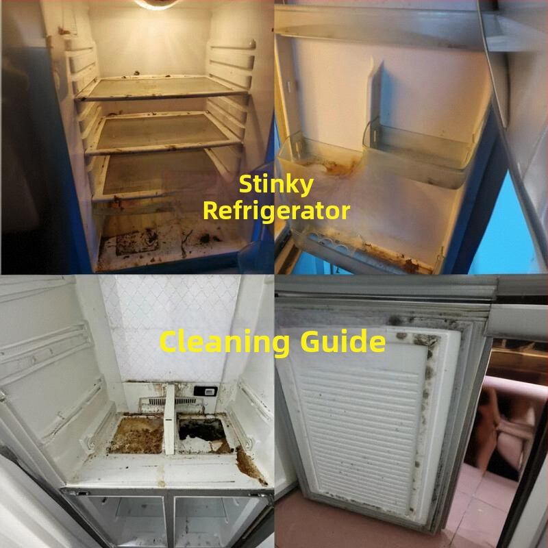 Čistič chladničky s citrónovou vôňou, deodorizačný, viacfunkčný čistiaci prostriedok — 45 fliaš v balení