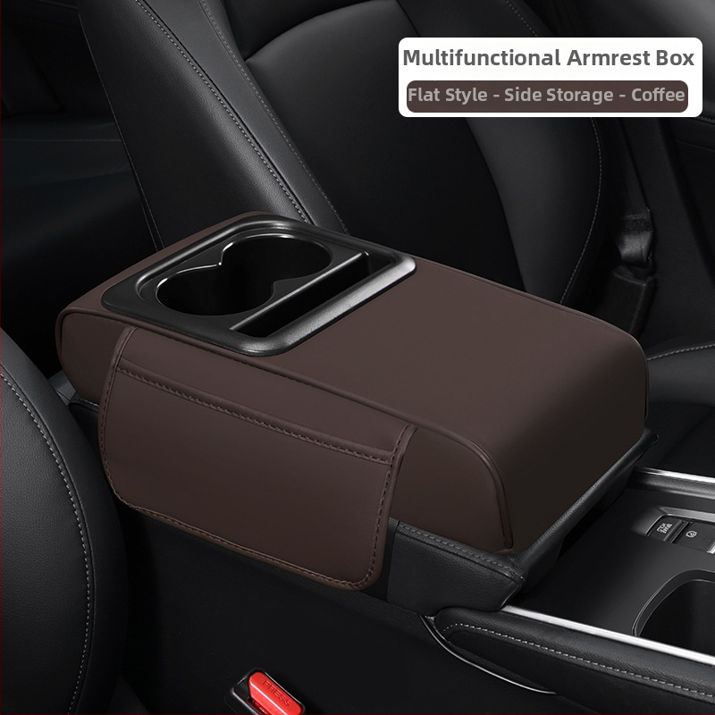 Evans kožený univerzálny lakťový opierok do auta, prispôsobiteľný, kód YWS008