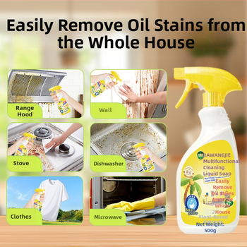 Jiawangjie Všeúčelový Penu Pre Čistenie - antibakteriálny, deodorizačný, hlboké čistenie, odstraňuje vodný kameň a olejové škvrny