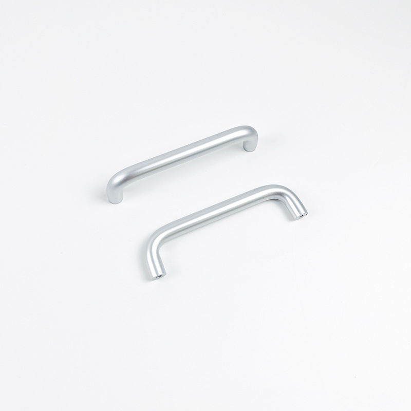 Rukoväť na zásuvku a dvere z hliníkovej zliatiny s anodizovaným povrchom, guľatá trubka, vhodné pre šatník, skrinku, zásuvku a dvere - ľahký luxusný štýl